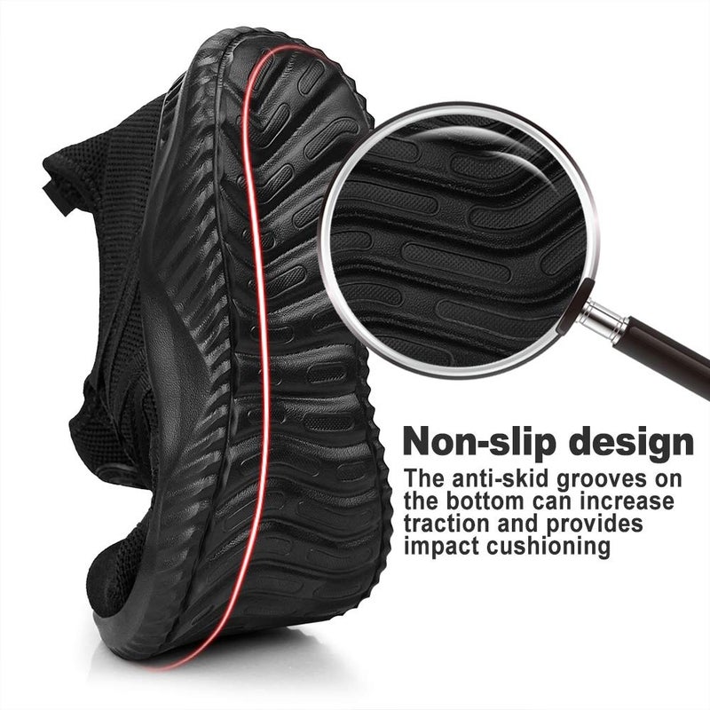Feethit Mens Slip On Running Shoes Breathable Lightweight Comfortable Fashion Non Slip Sneakers for Men, 10.5 - Image 2